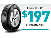 Bob Jane T-Marts Tyre - Bridgestone Ecopia H/L 001 offer