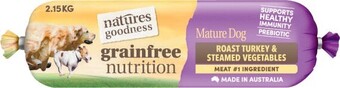 Coles Natures Goodness Dog Roll Dog Food 2.15kg offer