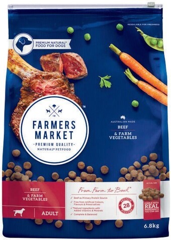 Coles Farmers Market Dry Dog Food 6.8kg offer