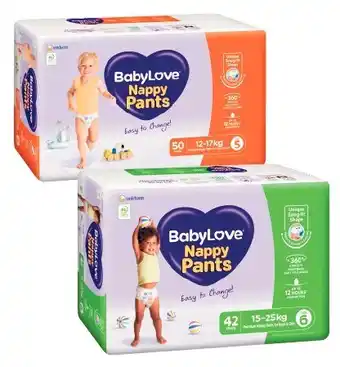 Coles BabyLove Cosifit Jumbo Nappy Pants 42 Pack-56 Pack offer