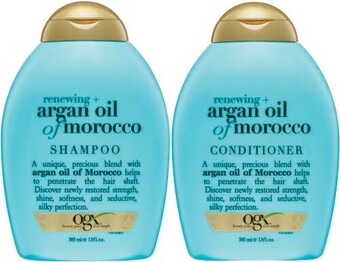 Coles Ogx Renewing + Argan Oil Shampoo or Conditioner 385mL offer