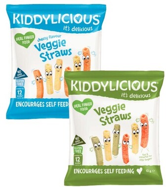 Coles Kiddylicious Veggie Straws 12g offer