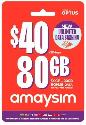 Coles amaysim $40 Starter Pack offer