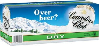 Coles Canadian Club & Dry Cans 10x375mL offer