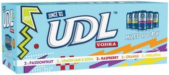 UDL Mixed Pack Cans 10x375mL