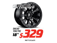 18" Wheel - Fuel D630 Tactic