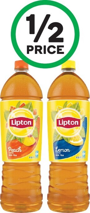 Woolworths Lipton Ice Tea Varieties 1.5 Litre offer