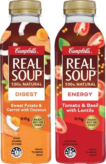 Woolworths Campbell’s Real Soup 515g offer