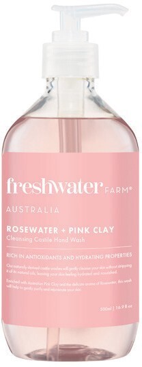 Freshwater Rosewater Pink Clay Hand Wash 500ml