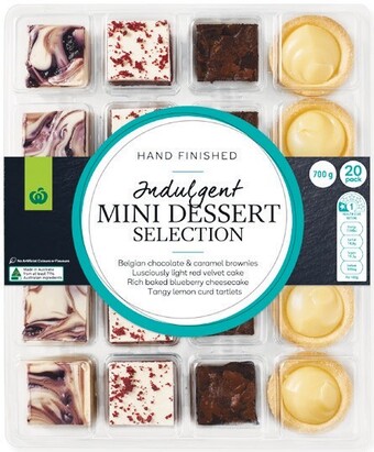 Woolworths Woolworths Indulgent Mini Dessert Selection Pk 20 offer