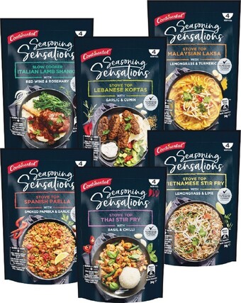 Woolworths Continental Seasoning Sensations 34-44g offer