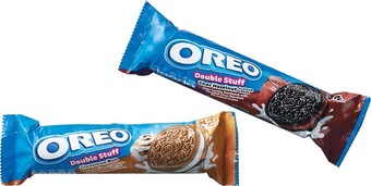 Woolworths Oreo Double Stuff Cinnamon Bun or Choc Hazelnut 135g offer