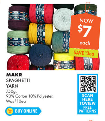 Makr Spaghetti Yarn 750g