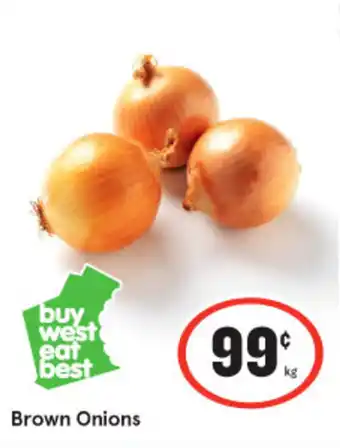 IGA Brown Onions offer