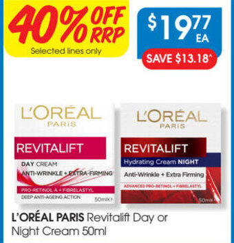 L'oreal paris revitalift day or night cream 50ml