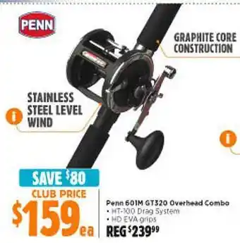 Anaconda Penn 601m Gt320 Overhead Combo offer