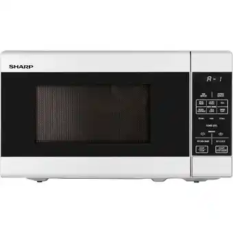 JB Hi-Fi Sharp R211DW 750W 20L Compact Microwave Oven (White) offer