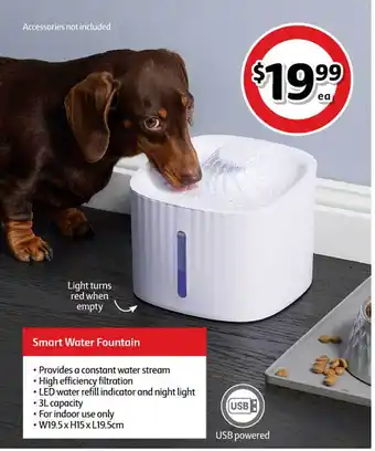 Coles Smart Water Fountain offer