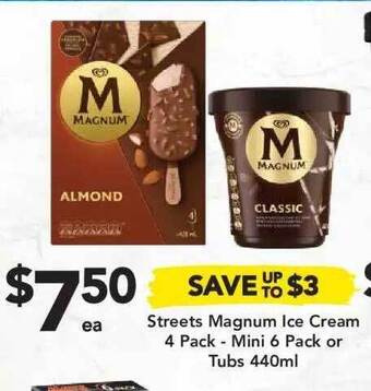 Drakes Streets Magnum Ice Cream offer