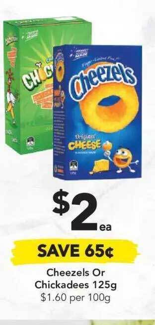 Drakes Cheezels Or Chickadees 125g offer