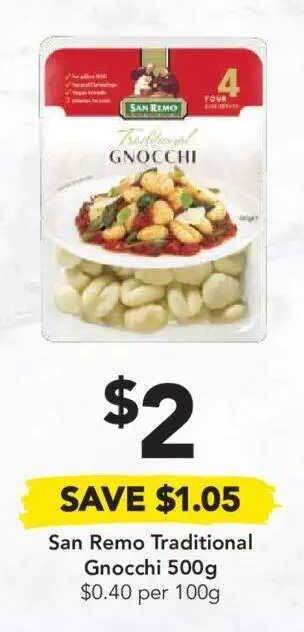 Drakes San Remo Traditional Gnocchi 500g offer