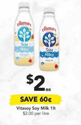 Drakes Vitasoy Soy Milk offer