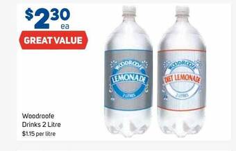 Foodland Woodroofe Drinks 2 Litre offer