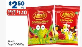 Foodland Allen's Bags 150-200g offer