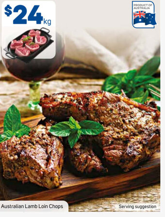 Foodland Australian Lamb Loin Chops offer