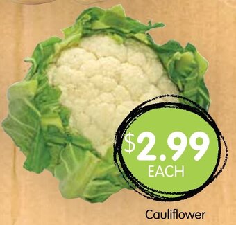 Spudshed Cauliflower offer