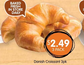 Spudshed Danish Croissant 3pk offer