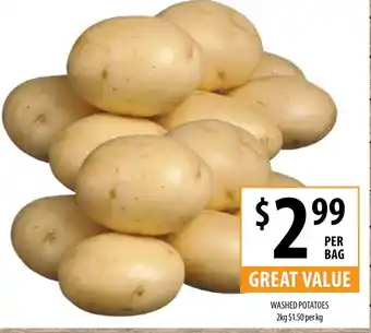 Washed Potatoes 2kg $1,50 per kg