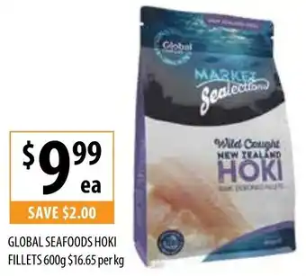 Global Seafoods Hoki Fillets 600g $16,65 per kg