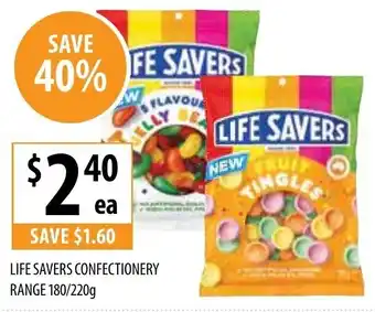 Supabarn Life Savers Confectionery Range 180/220g offer