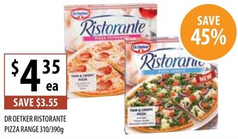 Dr Oetker Ristorante Pizza Range 310/390g