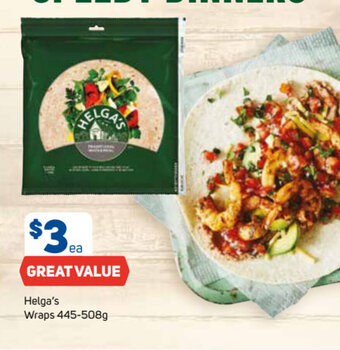 Helga's Wraps 445-508g