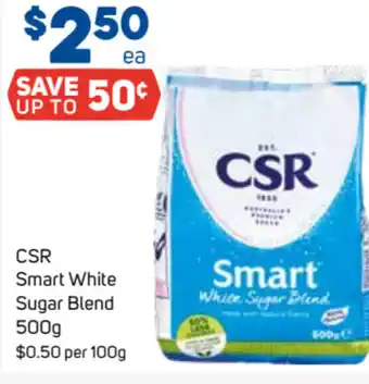 Foodland CSR Smart White Sugar Blend 500g $0.50 per 100g offer