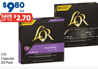 Foodland L'Or Capsules 20 Pack offer