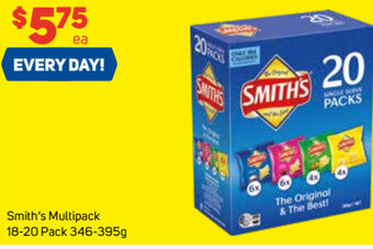 Foodland Smith's Multipack 18-20 Pack 346-395g offer