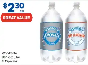 Foodland Woodroofe Drinks 2 Litre $1.15 per litre offer