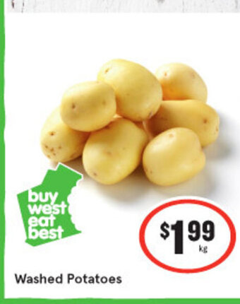 IGA Washed Potatoes offer