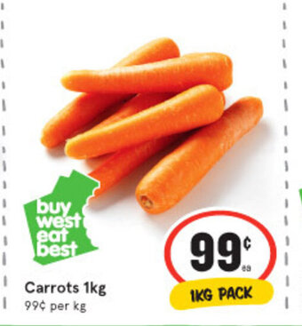 IGA Carrots 1kg offer