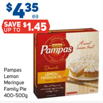 Foodland Pampas Lemon Meringue Family Pie 400-500g offer