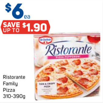 Foodland Ristorante Family Pizza 310-390g offer
