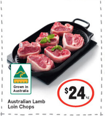 IGA Australian Lamb Loin Chops offer