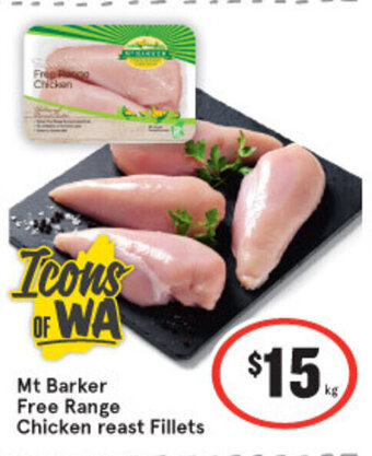 IGA Mt Barker Free Range Chicken Breast Fillets offer