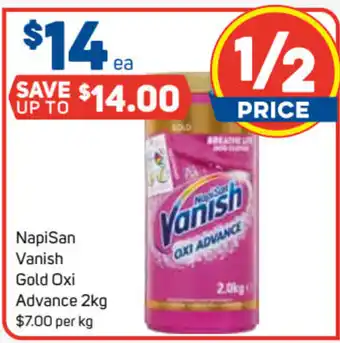 Foodland NapiSan Vanish Gold Oxi Advance 2kg offer