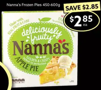 Nanna's Frozen Pies 450-600g