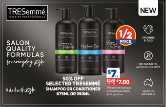Foodland TRESemme Shampoo or Conditioner 940ml offer