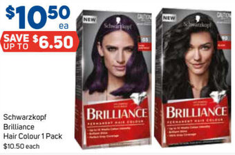 Foodland Schwarzkopf Brilliance Hair Colour 1 Pack offer